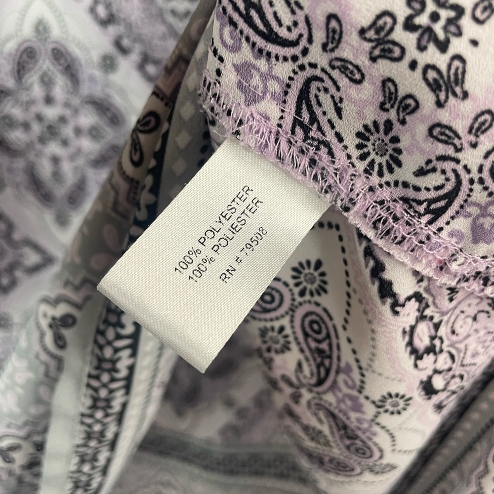 Cynthia Rowley purple tunic, light weight and lovely! Size 1X - Picture 3 of 5
